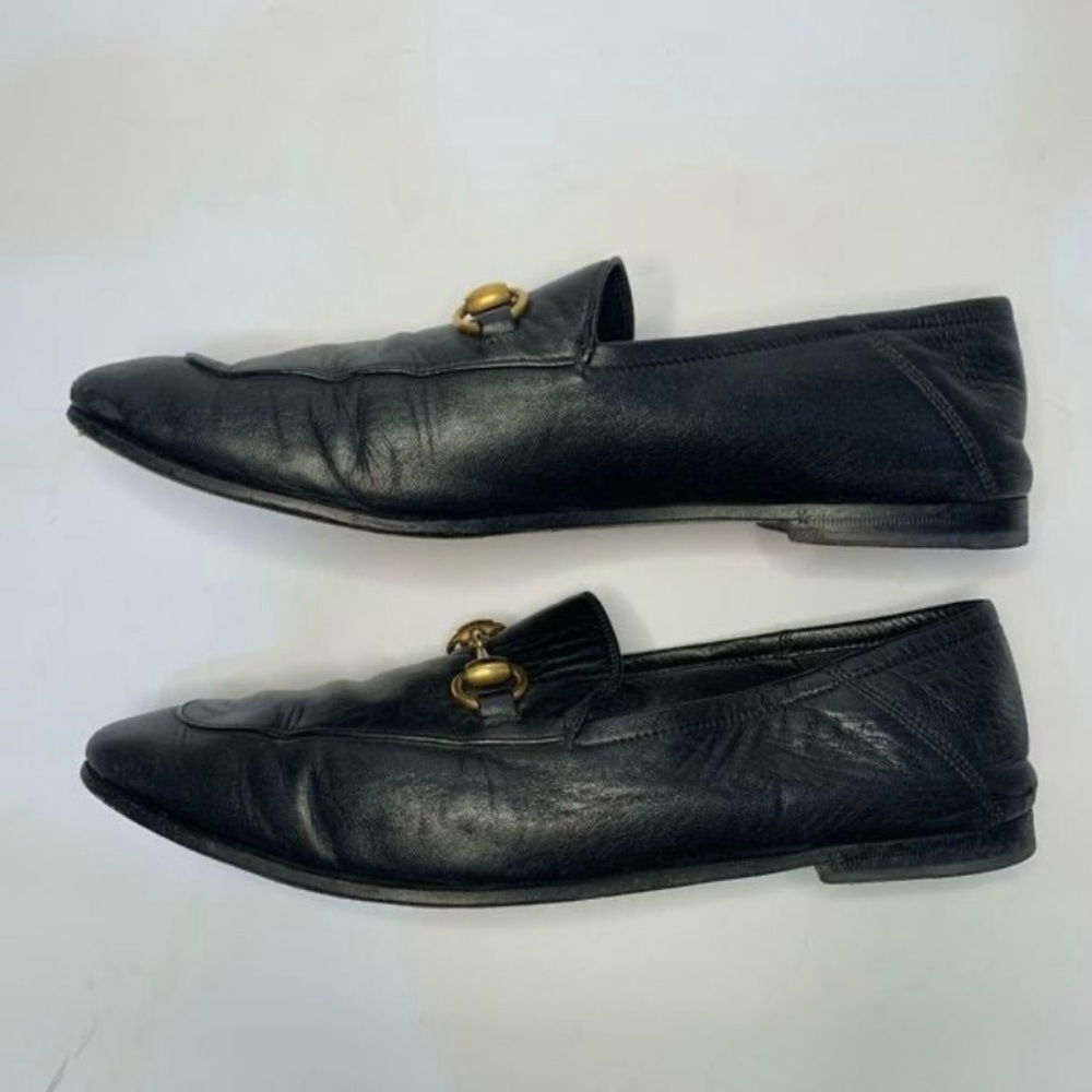 Gucci Horsebit Classic Italian Leather Loafer Slipper 407314 Black Size 9 /US 11 - Picture 7 of 12
